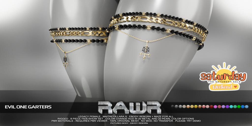 Evil One Garters - Legacy/MaitreyaX/Reborn/+mods	&lt;a href=&quot;http://maps.secondlife.com/secondlife/RAWR/135/135/22&quot; target=&quot;_blank&quot;&gt;Teleport&lt;/a&gt;