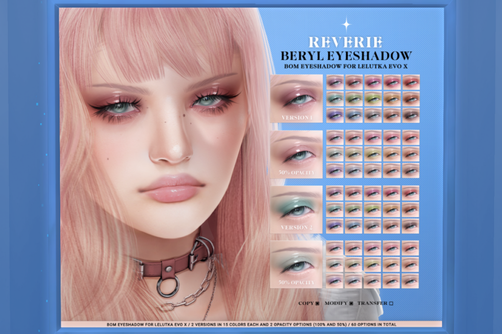 Beryl Eyeshadow - EvoX, L$320