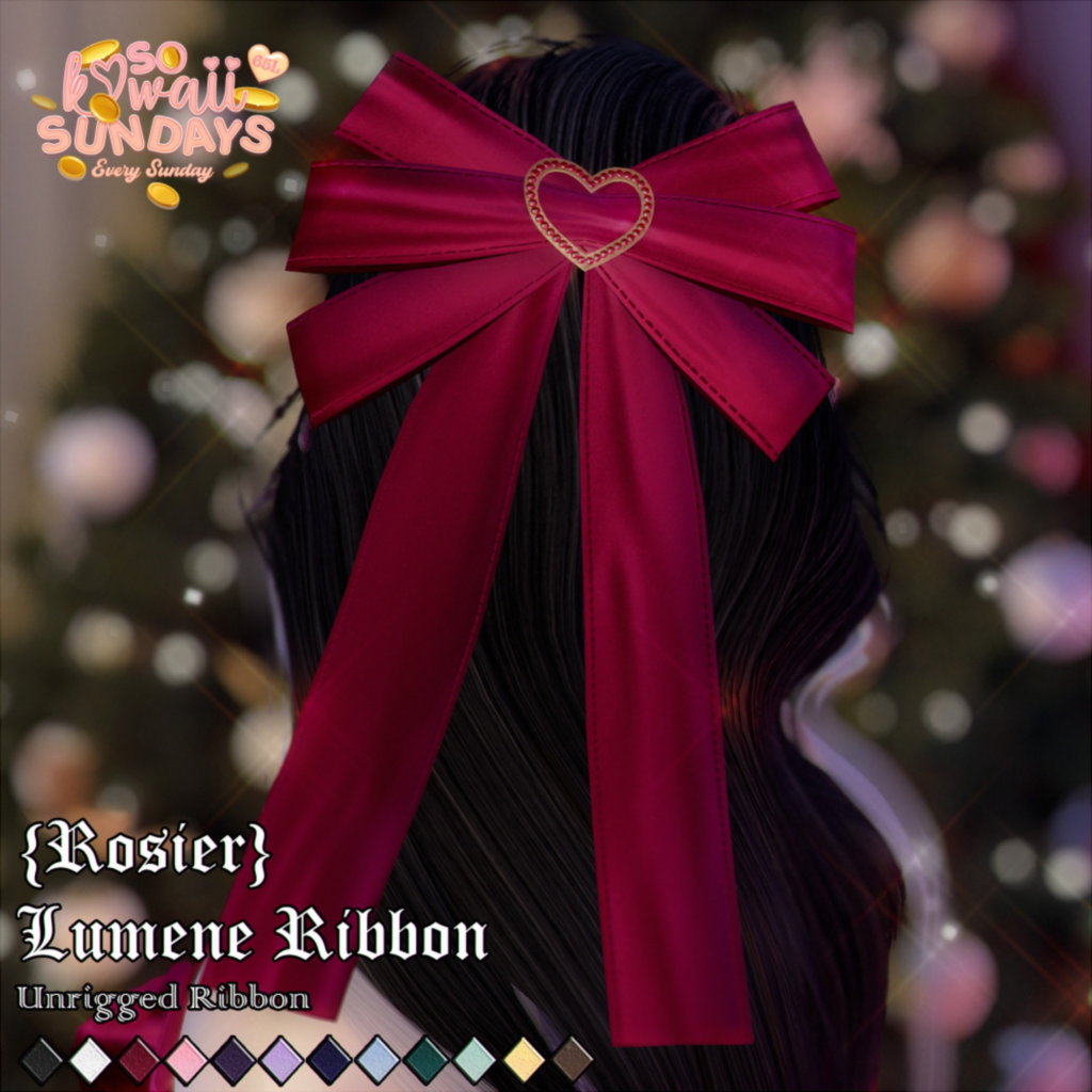 Lumene Ribbon	&lt;a href=&quot;http://maps.secondlife.com/secondlife/Anhedonia/133/130/999&quot; target=&quot;_blank&quot;&gt;Teleport&lt;/a&gt;