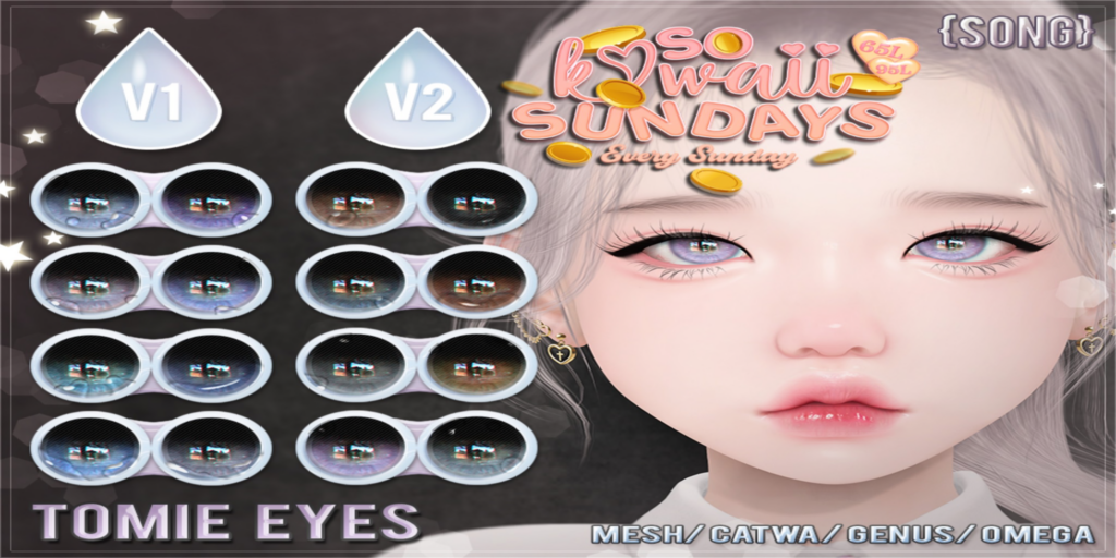 Tomie Eyes - Catwa/Genus/Mesh/Omega	&lt;a href=&quot;http://maps.secondlife.com/secondlife/Meringue/61/83/1064&quot;&gt;Teleport&lt;/a&gt;