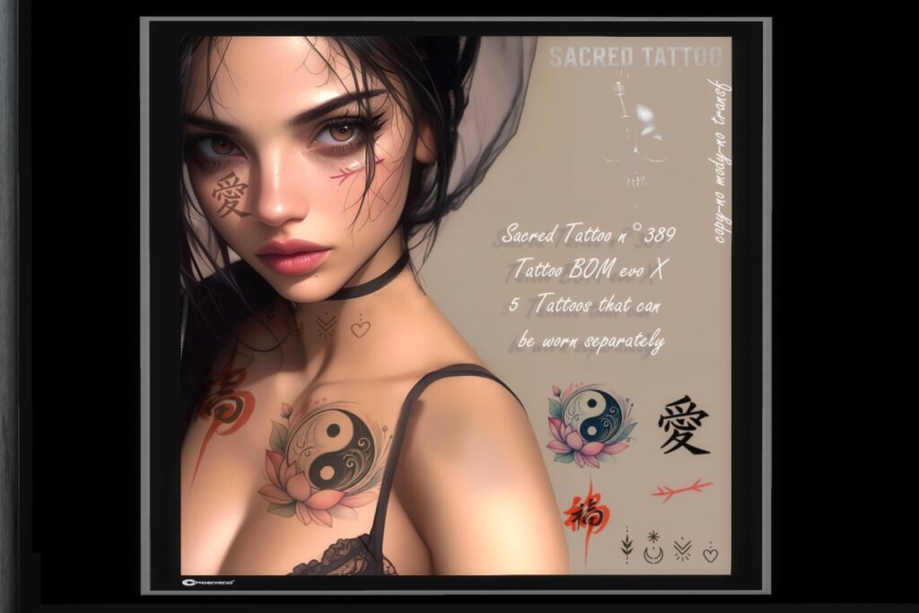 N 389 Tattoo - BOM/EvoX, L$250