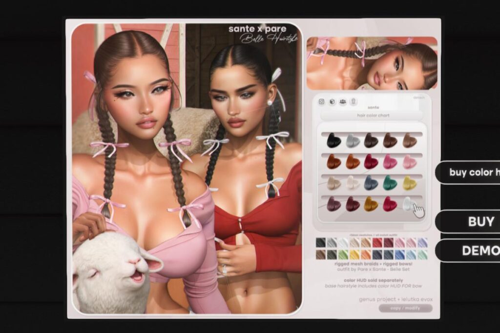 Belle Hairstyle - Genus/EvoX, L$388