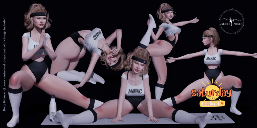 Body Balance Poses &amp; Props	&lt;a href=&quot;http://maps.secondlife.com/secondlife/Cuddles%20Coast/64/69/3501&quot;&gt;Teleport&lt;/a&gt;