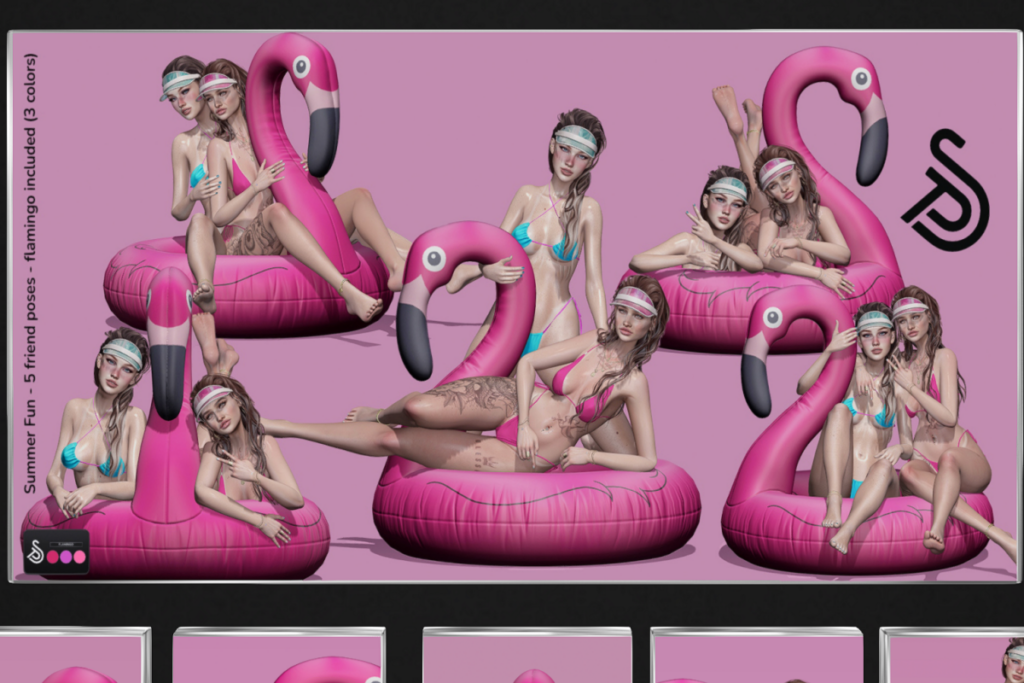 Summer Fun Couples Pose &amp; Prop, L$200 each/L$550 FP