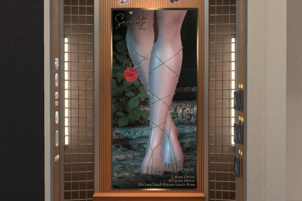 Caroline Leg Chains - Inithium/Legacy/Maitreya/Reborn/+mods, L$188 each/L$244 FP