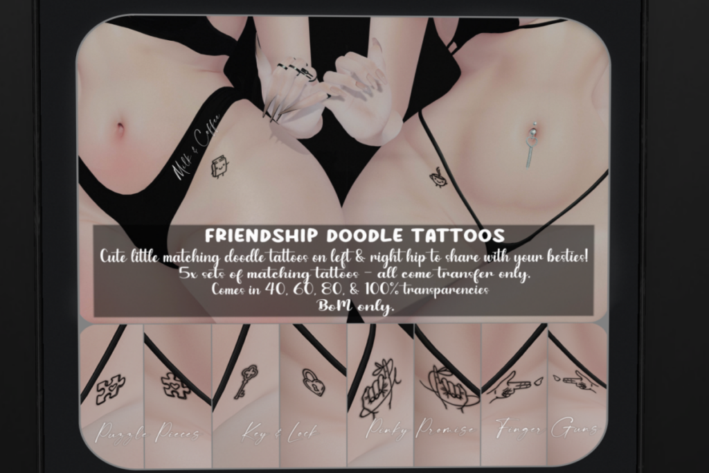 Friendship Doodle Tattoo - BOM, L$200