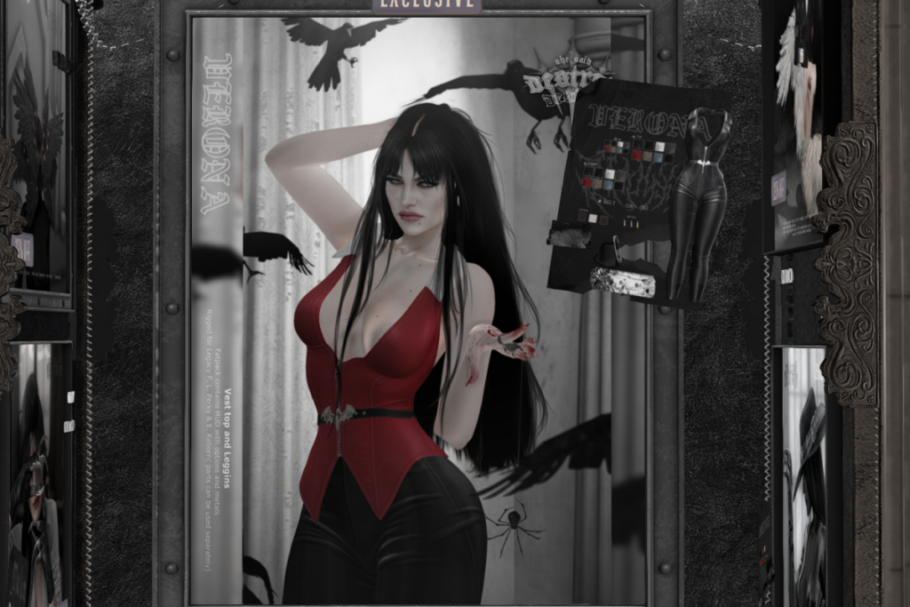 Verona Vest Top &amp; Leggings - Legacy/Reborn/+mods, L$550