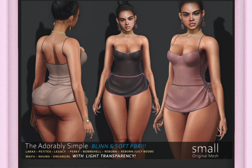 The Adorably Simple - Legacy/MaitreyaX/Nhuma/Reborn/+mods, L$699 each/L$1999 FP