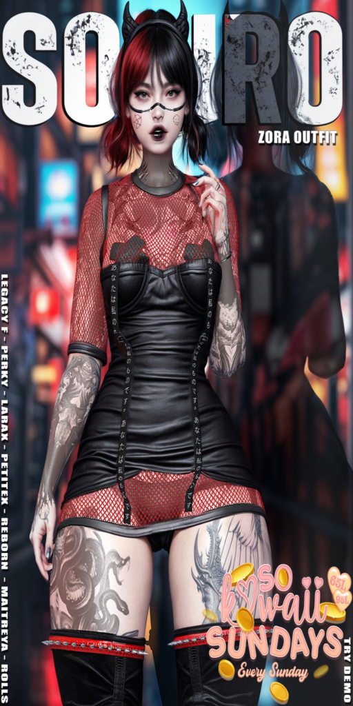 Zora Outfit - Legacy/Maitreya/Reborn/+mods	&lt;a href=&quot;http://maps.secondlife.com/secondlife/Silver%20City/147/223/2509&quot; target=&quot;_blank&quot;&gt;Teleport&lt;/a&gt;