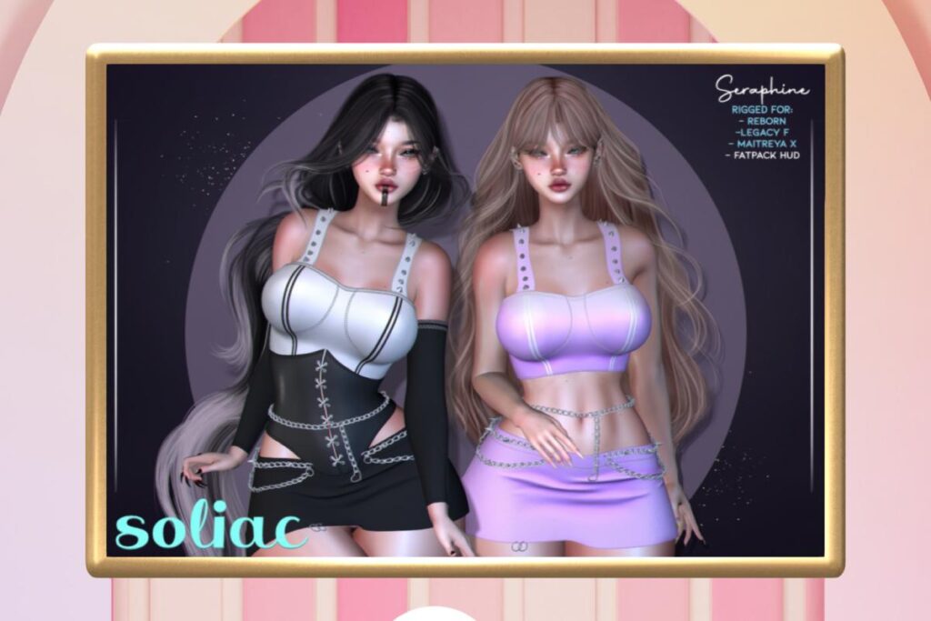 Searphina Top, Corset &amp; Skirt - Legacy/Maitreya/Reborn, L$188 each/L$988 FP