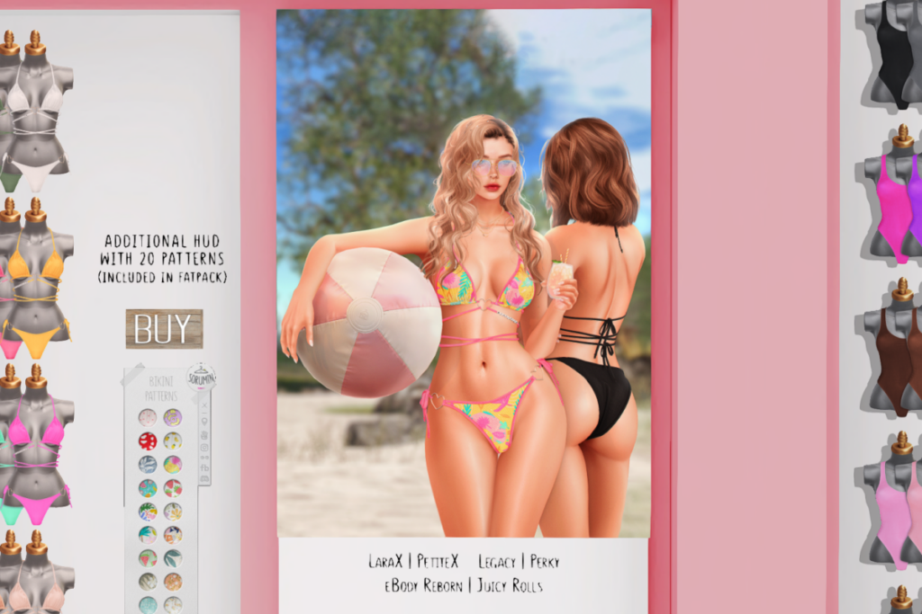 Bikini Swimsuit - Legacy/MaitreyaX/Reborn/+mods, L$299 each/L$1199 FP