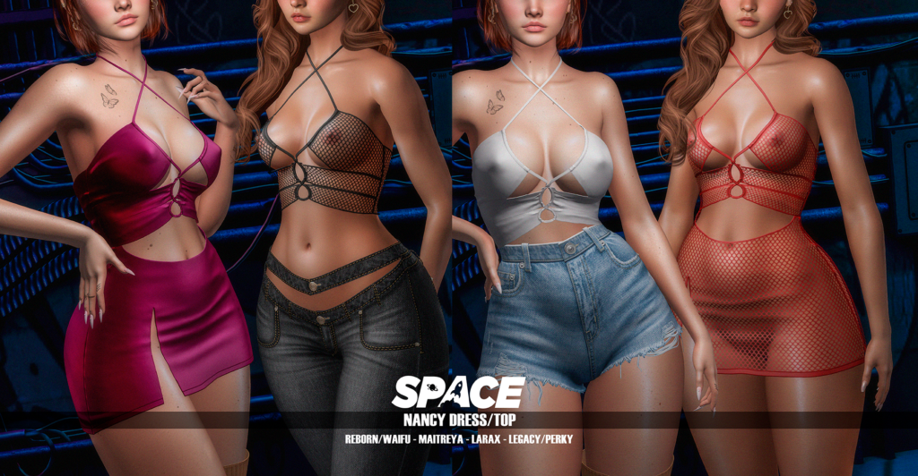 Nancy Dress/Top - Legacy/Maitreya/Reborn/+mods