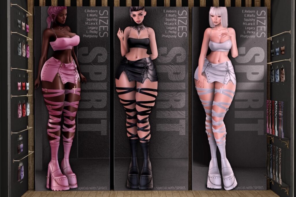 Czarna Outfit - Legacy/MaitreyaX/Reborn/+mods, L$289 each/L$1289 each FP