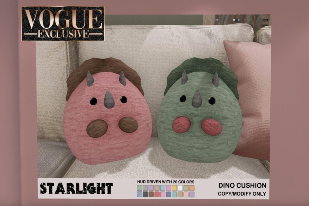 Dino Cushion, L$99 FP