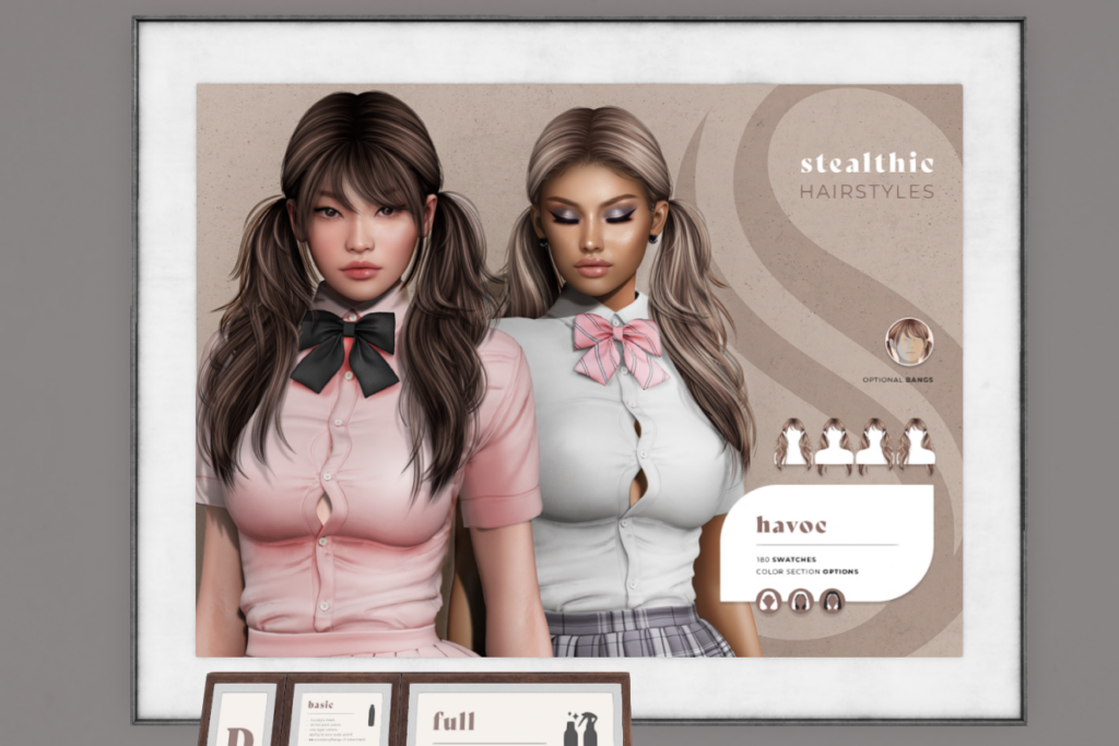 Havoc Hair	&lt;a href=&quot;http://maps.secondlife.com/secondlife/Rapture/116/141/107&quot;&gt;TELEPORT&lt;/a&gt;