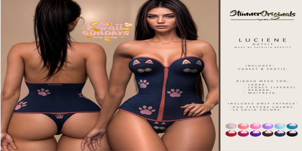 Luciene Outfit - Legacy/Maitreya/Reborn/+mods	&lt;a href=&quot;http://maps.secondlife.com/secondlife/Hastings%20Manor/42/192/3001&quot;&gt;Teleport&lt;/a&gt;
