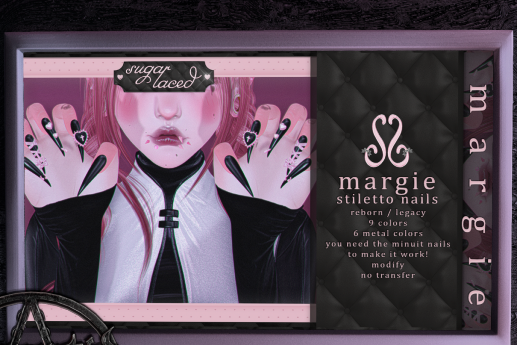 Margie Stiletto Nails - Legacy/Reborn, L$399 each