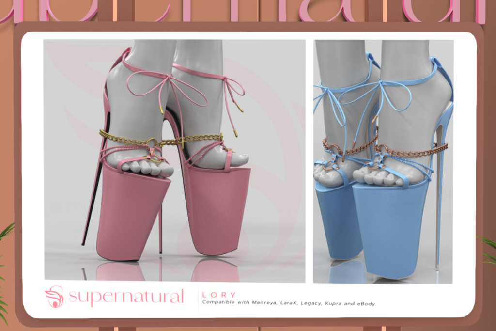 Lory Heels - Inithium/Legacy/Maitreya/Reborn/+mods, L$268 each/L$1268 FP