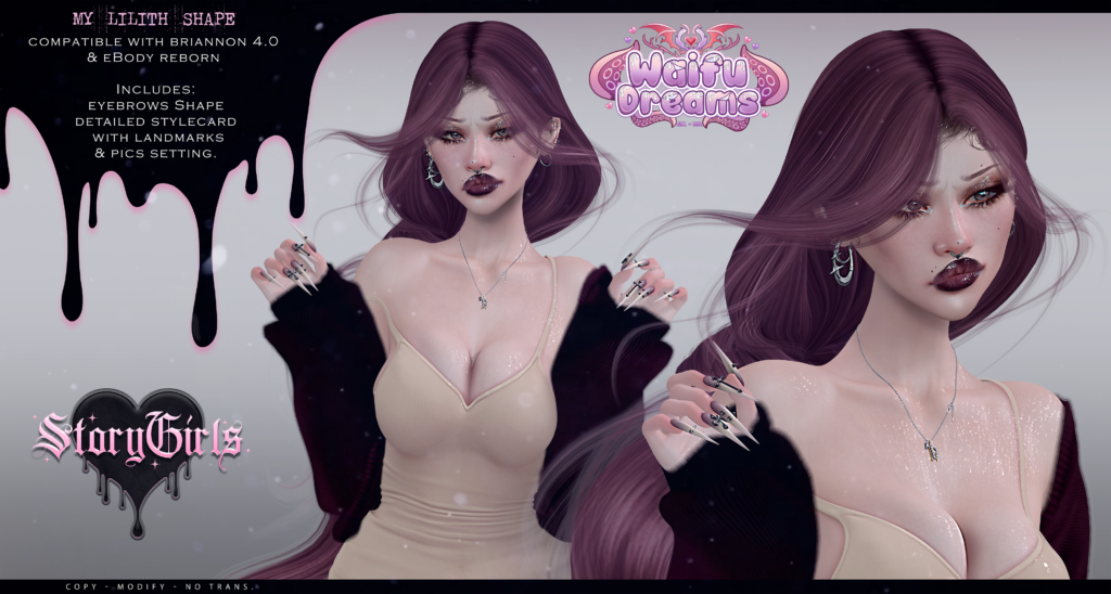 My Lilith Shape - Lelutka Briannon/Reborn