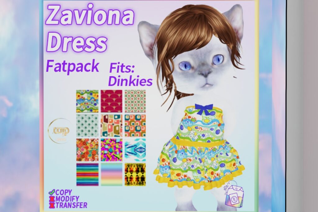 Zaviona Dress - Tiny Inc. Dinkies, L$350 FP