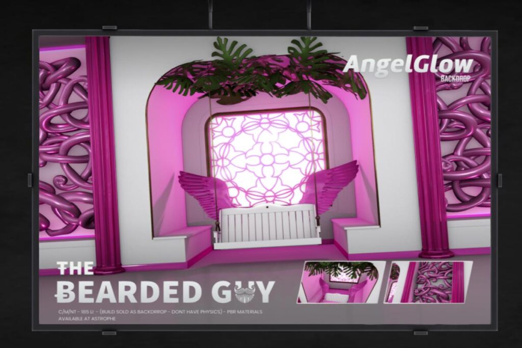 Angel Glow Backdrop, L$299