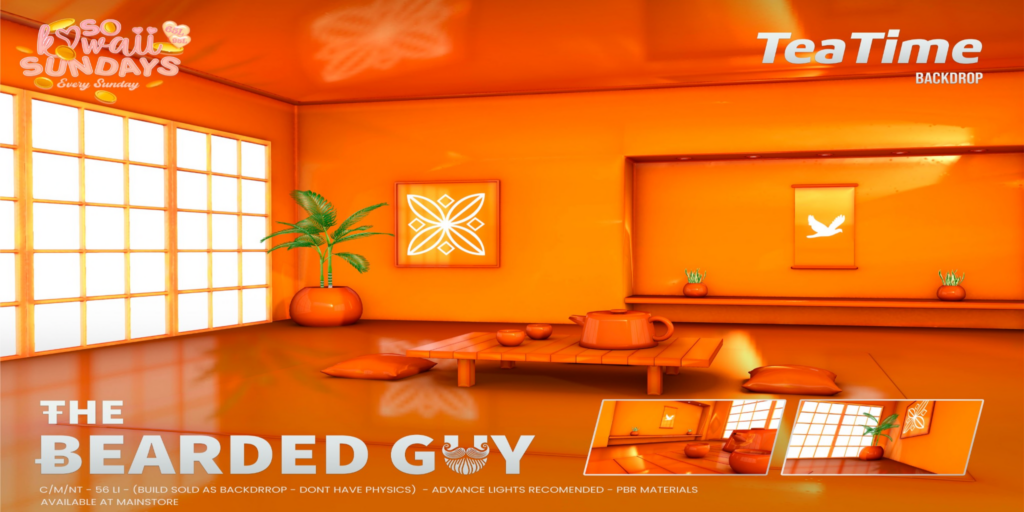TeaTime Backdrop	&lt;a href=&quot;http://maps.secondlife.com/secondlife/Moonwall/169/121/32&quot;&gt;Teleport&lt;/a&gt;