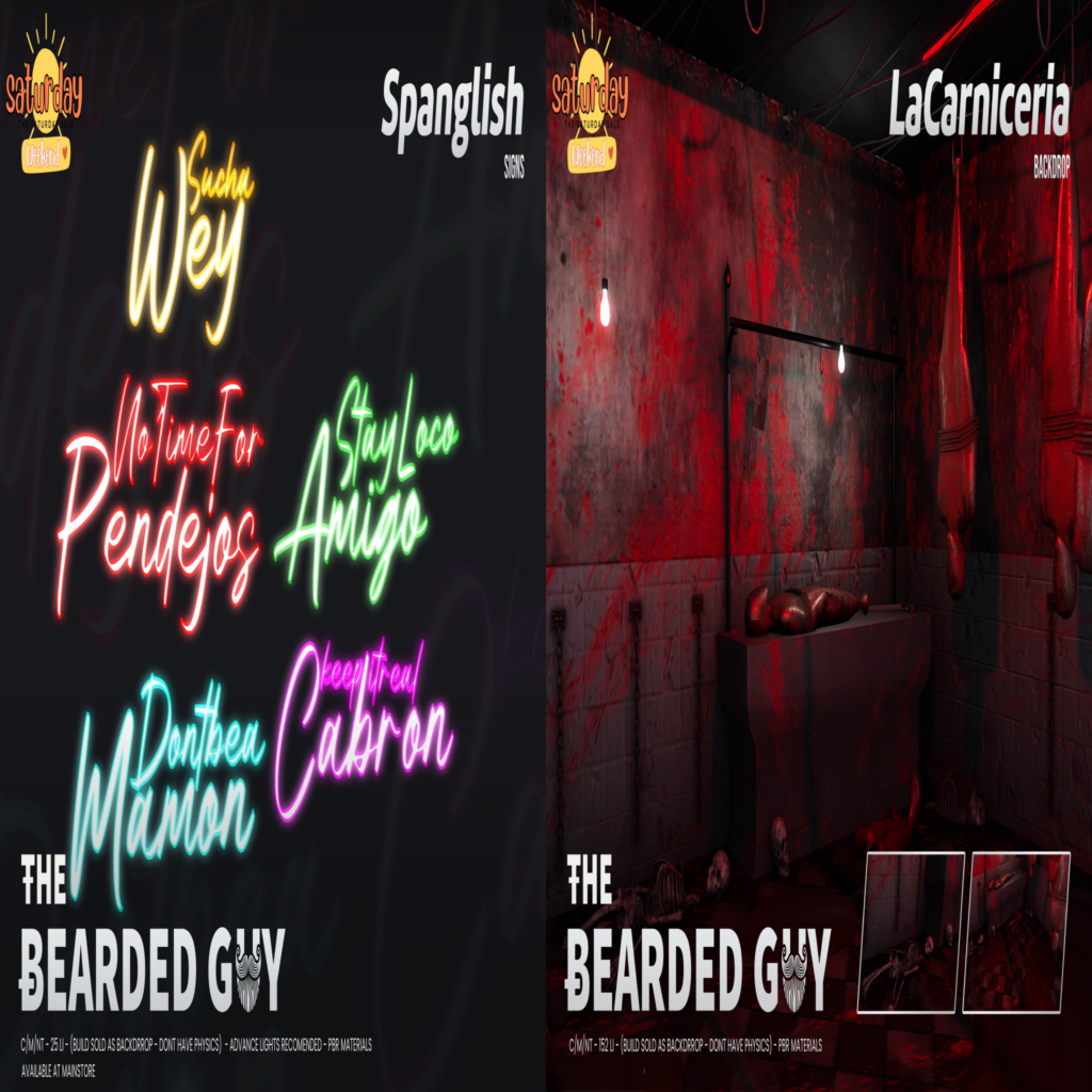Spanglish Backdrop &amp; La Carniceria Backdrop	&lt;a href=&quot;http://maps.secondlife.com/secondlife/Moonwall/169/121/32&quot;&gt;Teleport&lt;/a&gt;