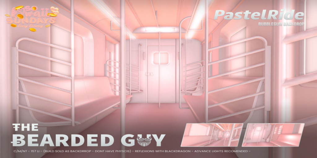 Pastel Ride Backdrop	&lt;a href=&quot;http://maps.secondlife.com/secondlife/Moonwall/169/121/32&quot;&gt;Teleport&lt;/a&gt;