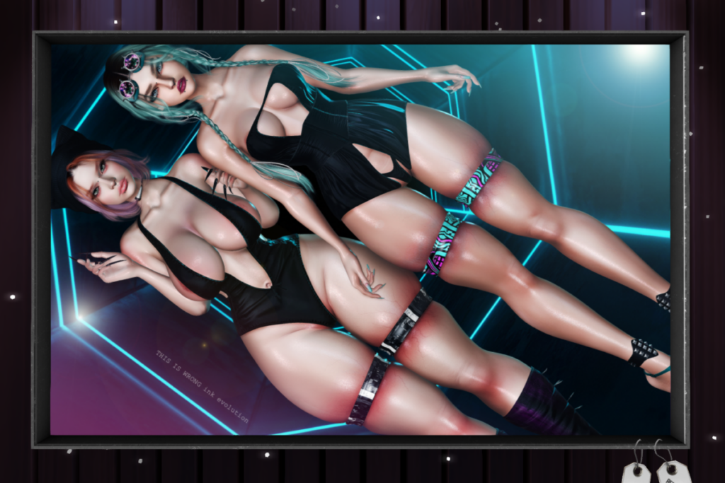 Emo Animated Garters - Maze for Legacy/Reborn, L$289 each/L$899 FP