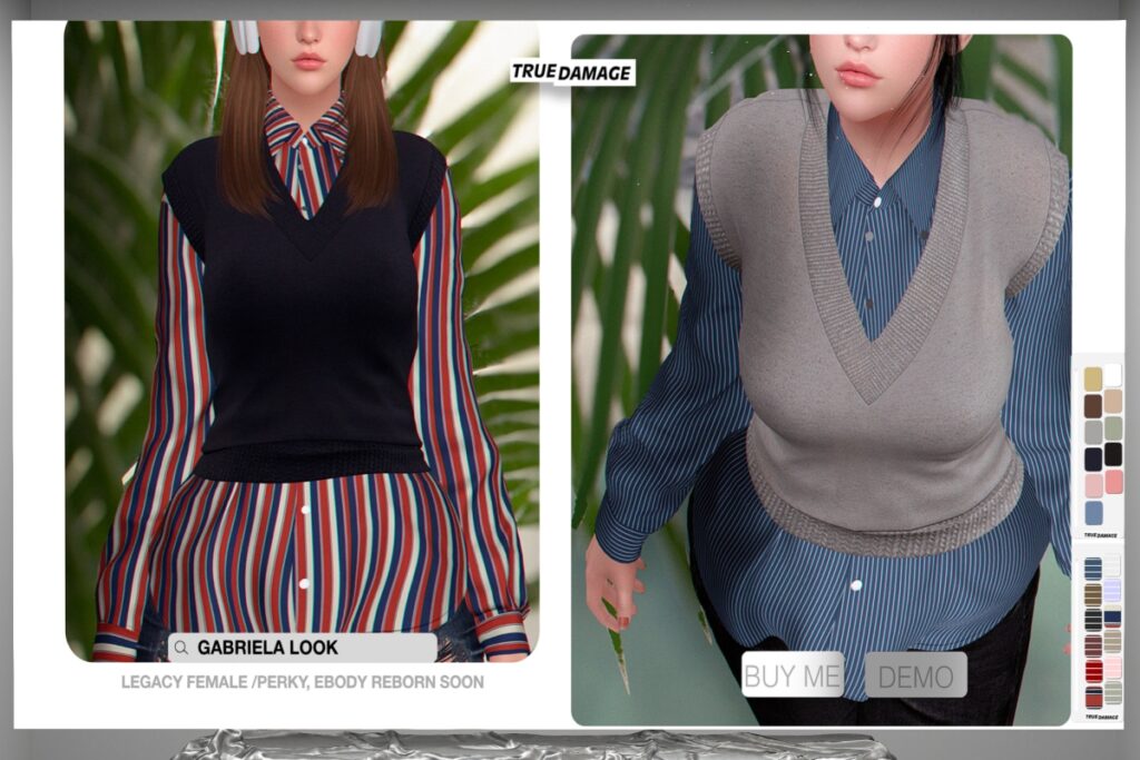 Gabriela Shirt - Legacy/Reborn/+mods, L$399 FP