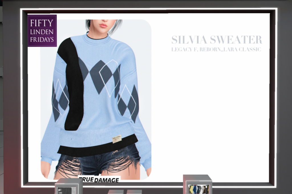Silvia - Maitreya/Reborn/+mods	&lt;a href=&quot;http://maps.secondlife.com/secondlife/True%20Damage/103/181/2006&quot; target=&quot;_blank&quot;&gt;Teleport&lt;/a&gt;