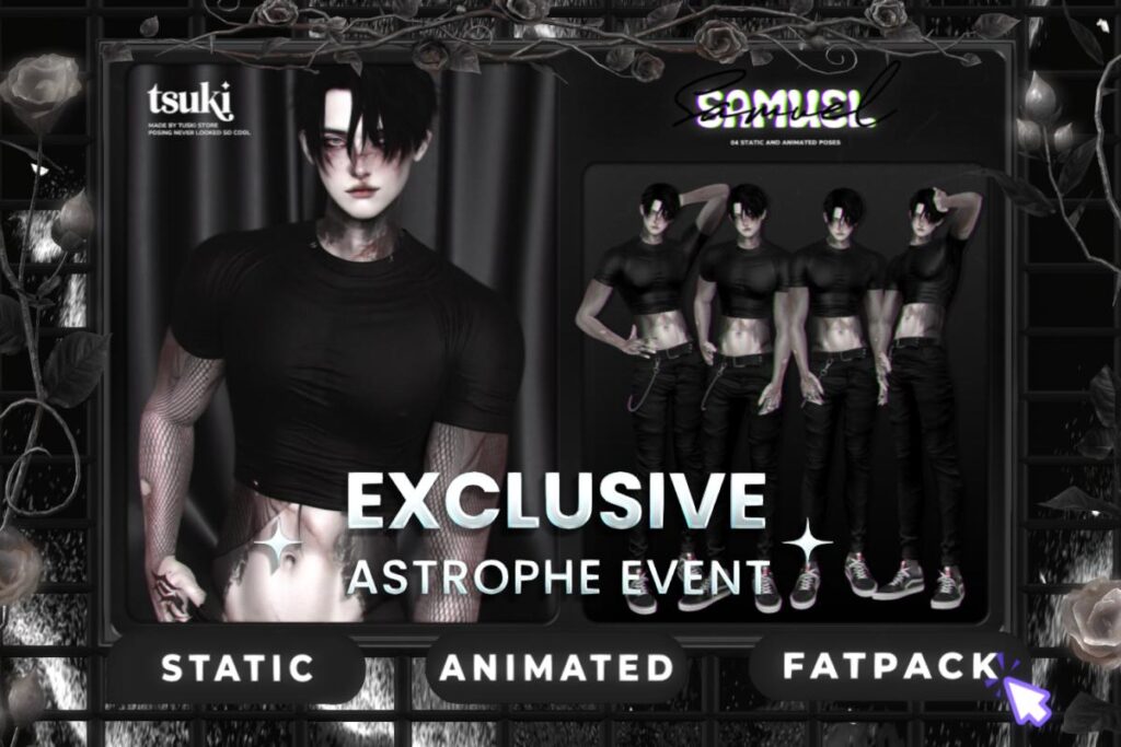 Samuel Set Static &amp; Animated, L$249-L$299 each/L$349 FP