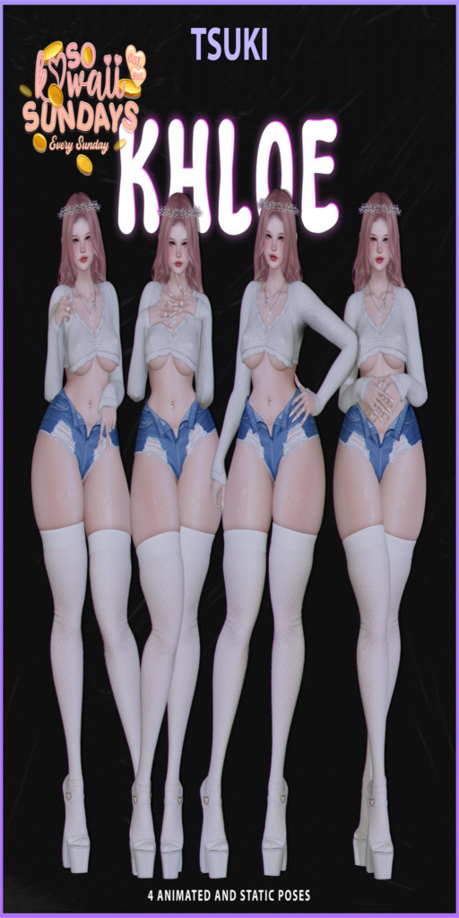 Khloe Poses	&lt;a href=&quot;http://maps.secondlife.com/secondlife/Dark%20Desires/242/183/25&quot;&gt;Teleport&lt;/a&gt;