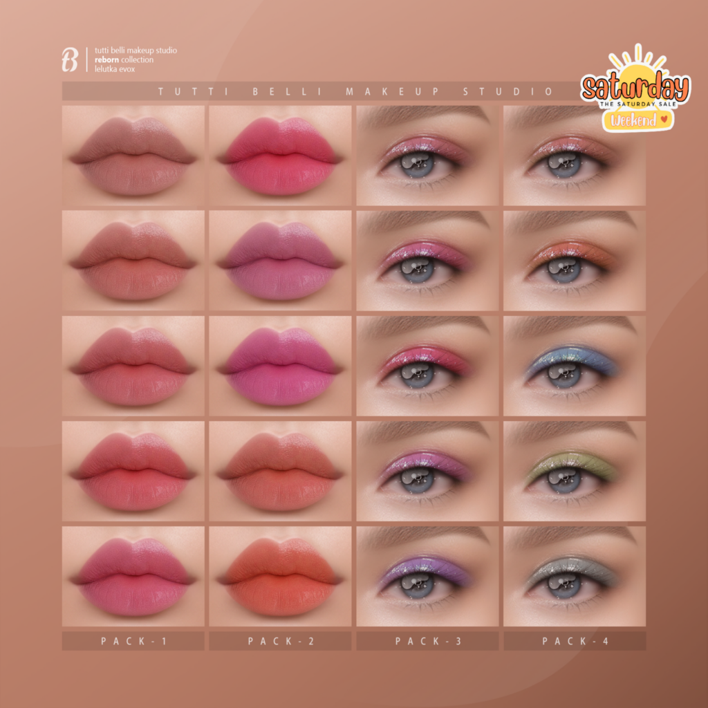 Reborn Collection Cosmetics - EvoX	&lt;a href=&quot;http://maps.secondlife.com/secondlife/Malkine/111/147/293&quot;&gt;Teleport&lt;/a&gt;