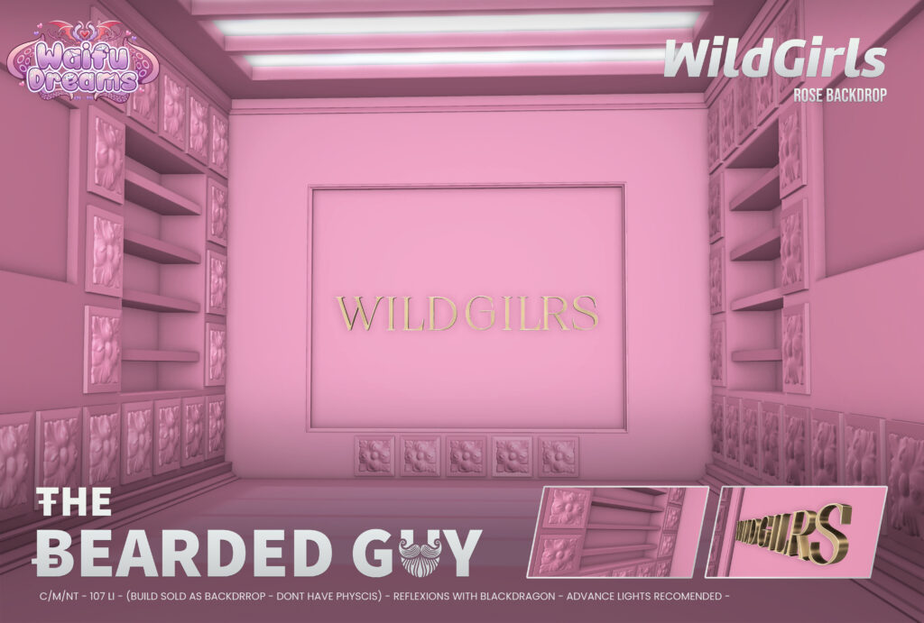 Wild Girls Rose Backdrop