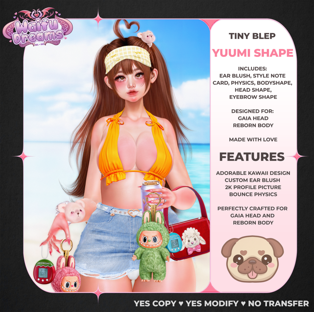 Yuumi Shape - Lelutka Gaia/Reborn