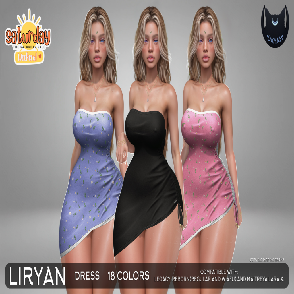 Liryan Dress - Legacy/MaitreyaX/Reborn/+mods	&lt;a href=&quot;http://maps.secondlife.com/secondlife/Magic%20Sky/192/95/2022&quot;&gt;Teleport&lt;/a&gt;