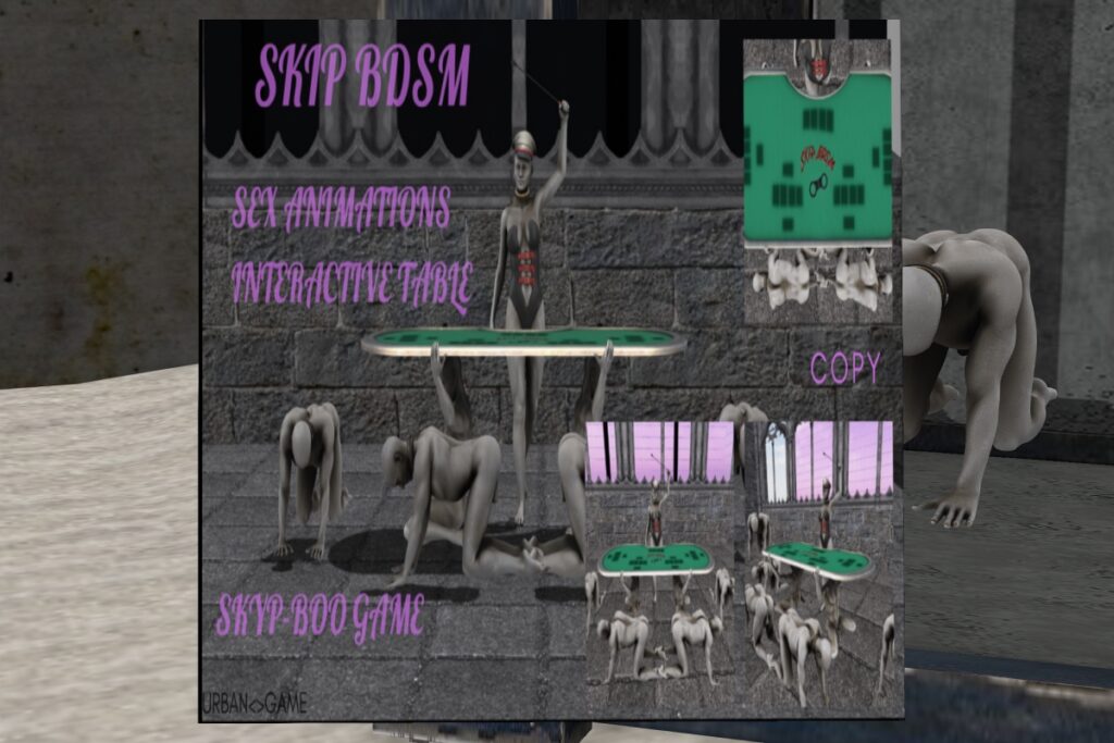 Skip BDSM Interactive Game Table, L$3000