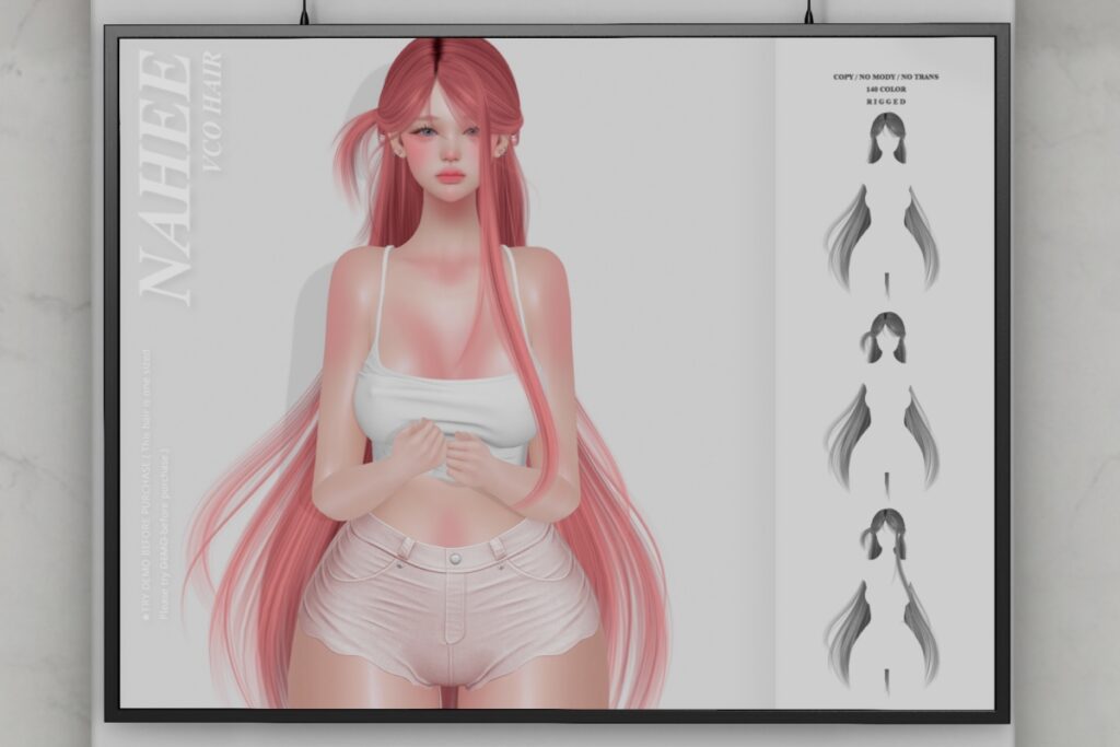 Nahee Hairstyle, L$499 FP