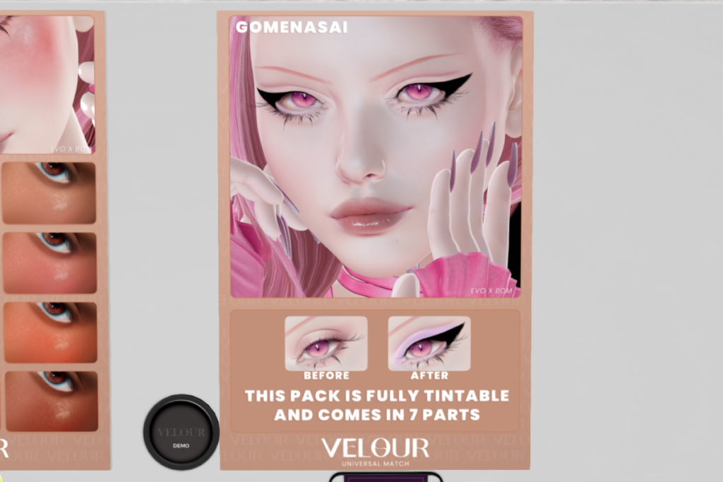 Gomenasai - EvoX	&lt;a href=&quot;http://maps.secondlife.com/secondlife/VELOUR/86/123/83&quot;&gt;Teleport&lt;/a&gt;