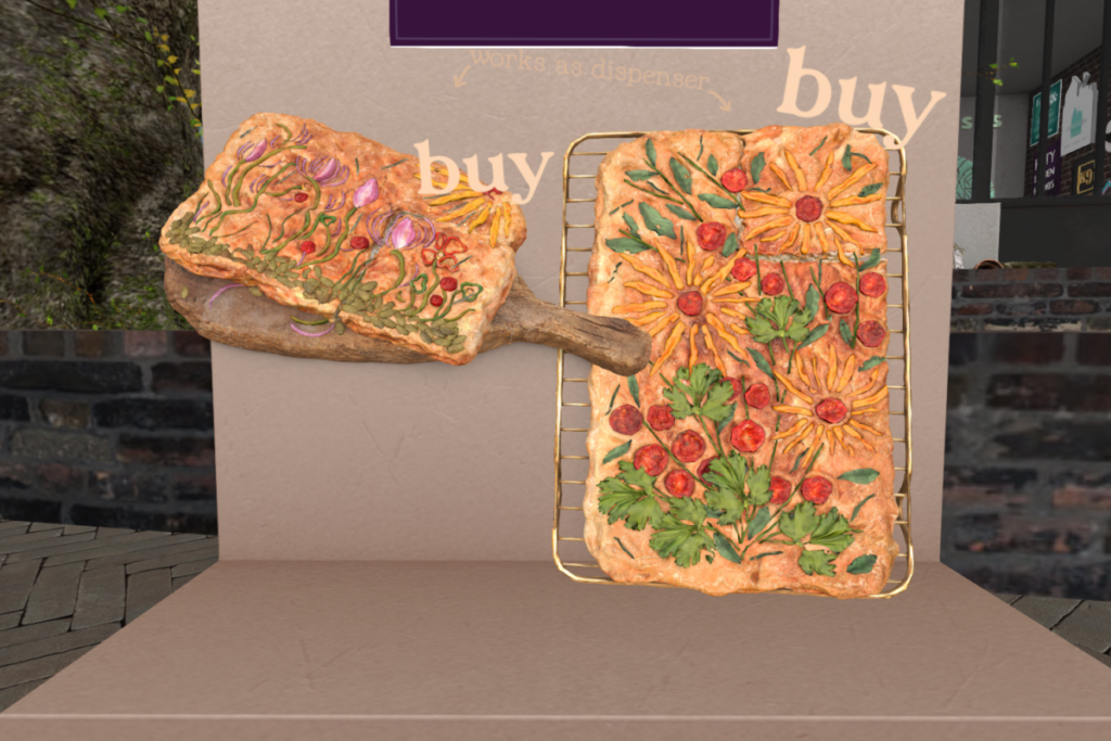 Home Comfort Baking Sunflower Focaccia |  Home Comfort Baking Garden Focaccia	&lt;a href=&quot;http://maps.secondlife.com/secondlife/Pure%20Dreams/134/108/18&quot;&gt;Teleport&lt;/a&gt;