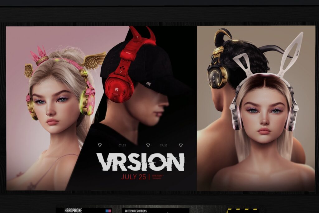 SLS76 Headphone, L$199 each/L$1000 FP