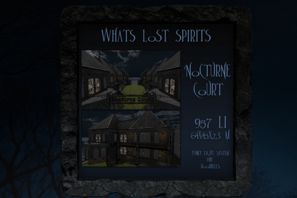 Nocturne Court, L$4500