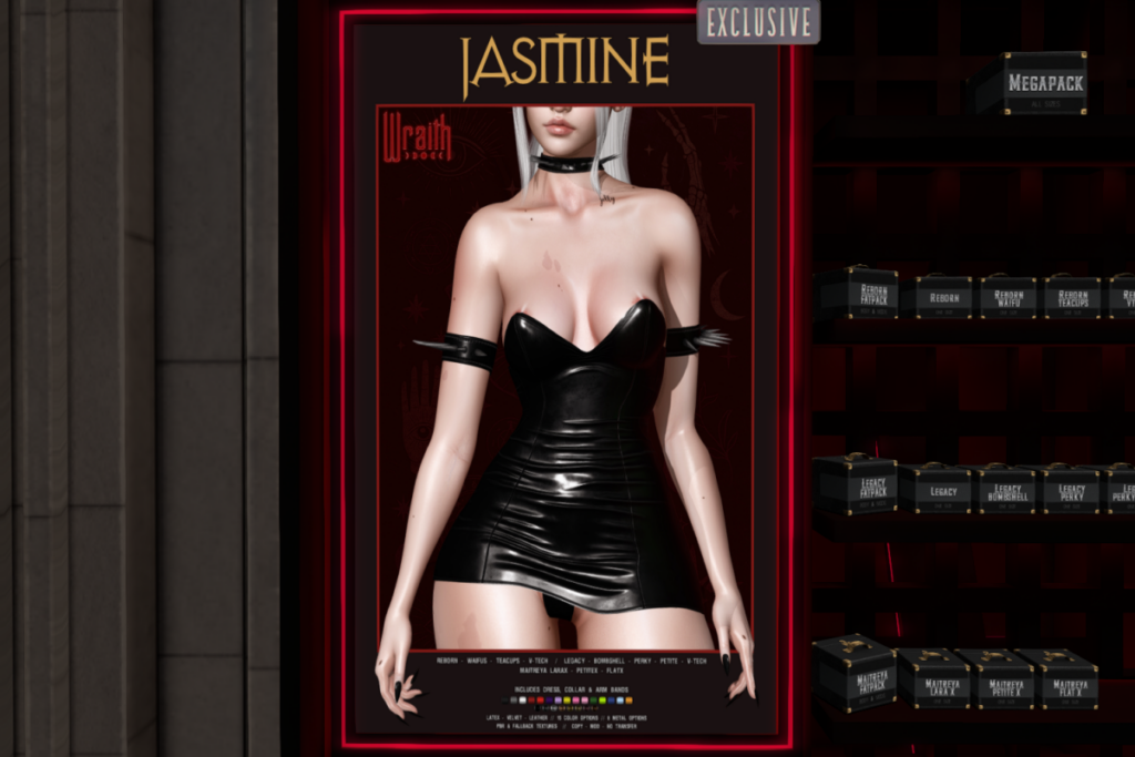 Jasmine Dress - Legacy/MaitreyaX/Reborn/+mods, L$400 each/L$600-L$800 each FP/L$1800 MP