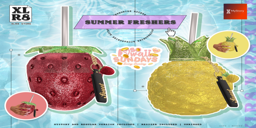 Summer Freshers Holdable	&lt;a href=&quot;http://maps.secondlife.com/secondlife/FireStar/32/106/24&quot; target=&quot;_blank&quot;&gt;Teleport&lt;/a&gt;