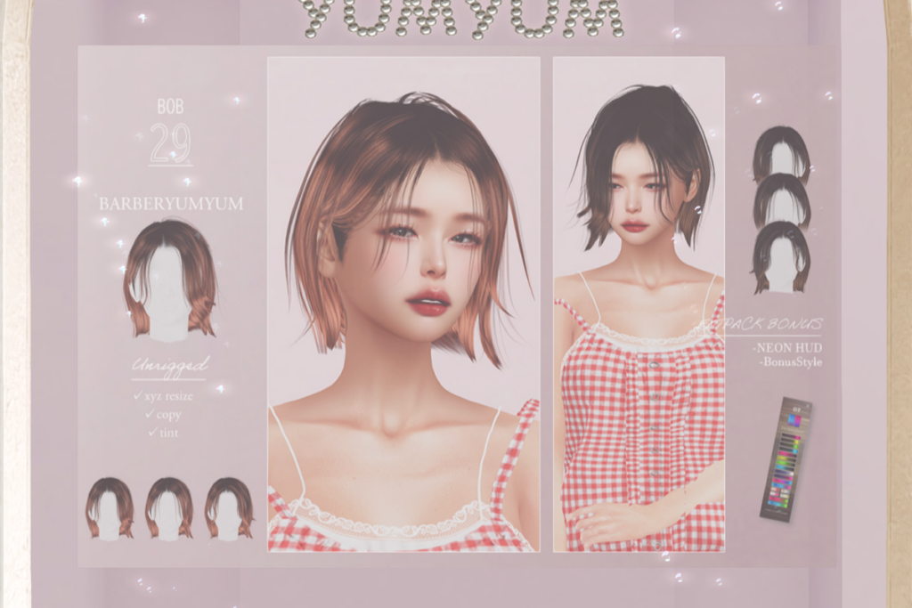 B29 Hair, L$350 each/L$790
