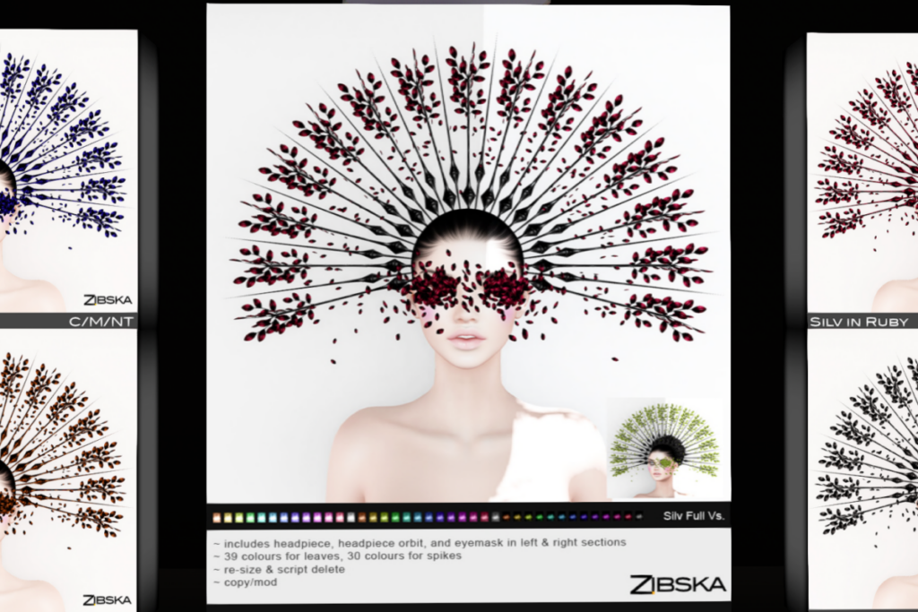Silv Headpiece, L$150 each/L$250 FP