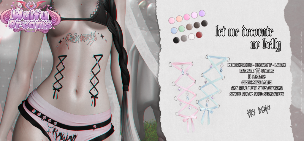 Let Me Decorate your Belly Piercing - Legacy/MaitreyaX/Reborn/+mods