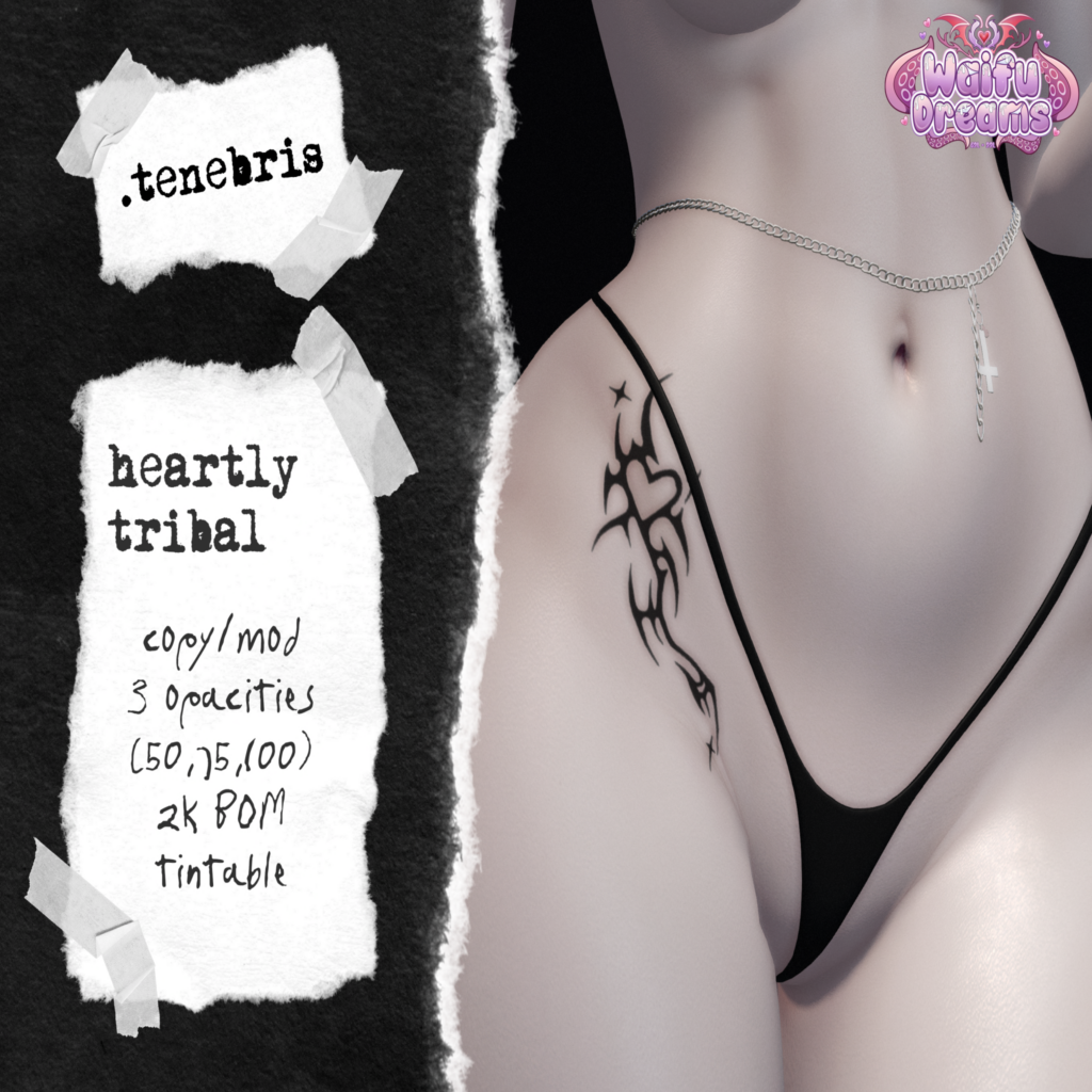 Heartly Tribal Tattoo