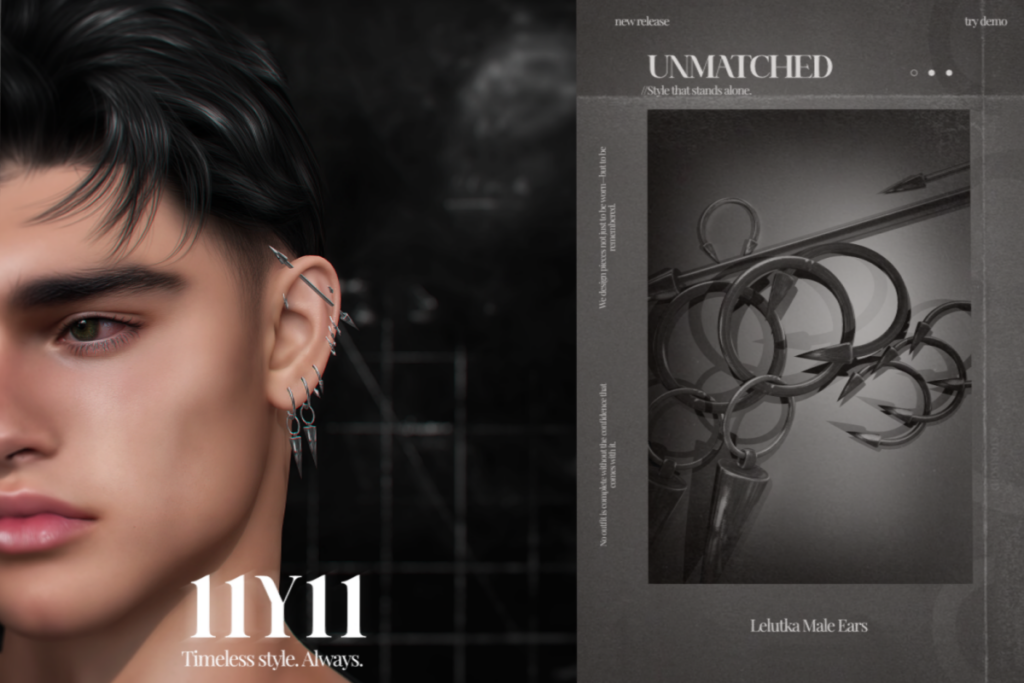 Unmatched Earrings - EvoX Male, L$399